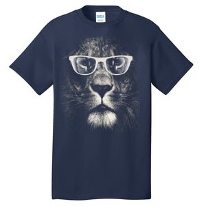 Lion Glasses Head Tall T-Shirt