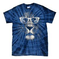 Lion Glasses Head Tie-Dye T-Shirt