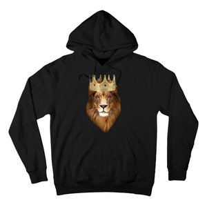 Lion Gold Crown King Of The Jungle Hoodie