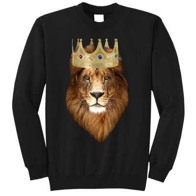 Lion Gold Crown King Of The Jungle Sweatshirt