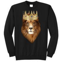 Lion Gold Crown King Of The Jungle Sweatshirt