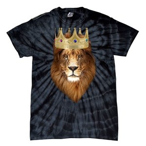 Lion Gold Crown King Of The Jungle Tie-Dye T-Shirt