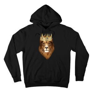 Lion Gold Crown King Of The Jungle Tall Hoodie