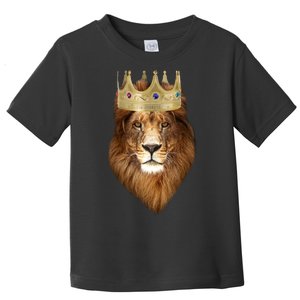 Lion Gold Crown King Of The Jungle Toddler T-Shirt