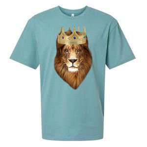 Lion Gold Crown King Of The Jungle Sueded Cloud Jersey T-Shirt