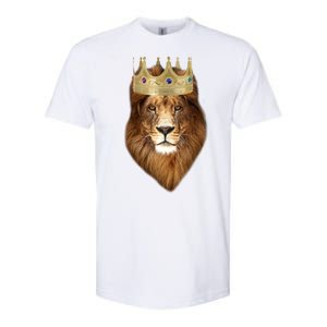 Lion Gold Crown King Of The Jungle Softstyle CVC T-Shirt