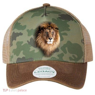 Lion Head Graphic Legacy Tie Dye Trucker Hat