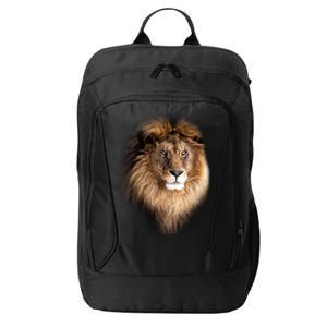 Lion Head Graphic City Backpack