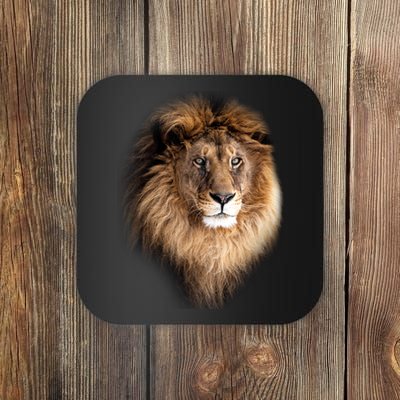 Lion Head Graphic Coaster