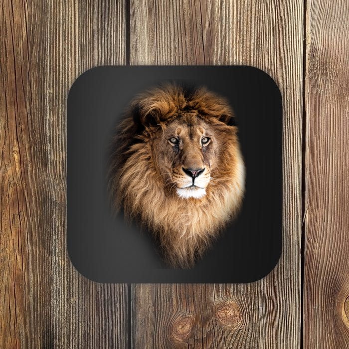 Lion Head Graphic Coaster