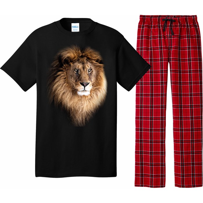 Lion Head Graphic Pajama Set