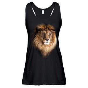 Lion Head Graphic Ladies Essential Flowy Tank