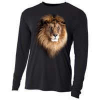 Lion Head Graphic Cooling Performance Long Sleeve Crew