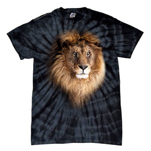 Lion Head Graphic Tie-Dye T-Shirt