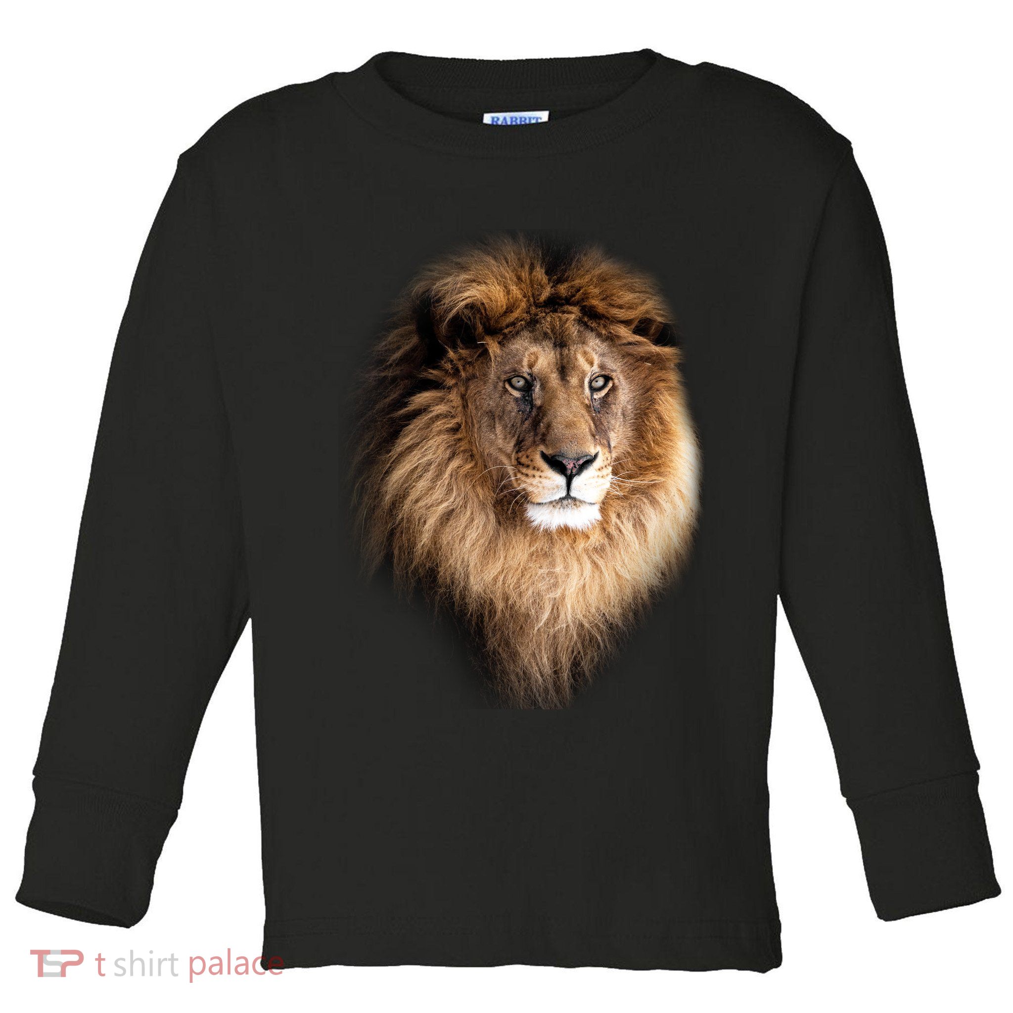 Lion Head Graphic Toddler Long Sleeve Shirt