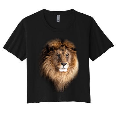 Lion Head Graphic Crop Top