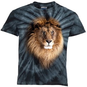 Lion Head Graphic Kids Tie-Dye T-Shirt