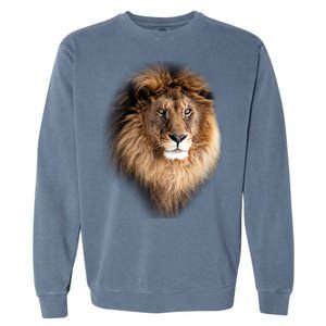 Lion Head Graphic Garment-Dyed Sweatshirt