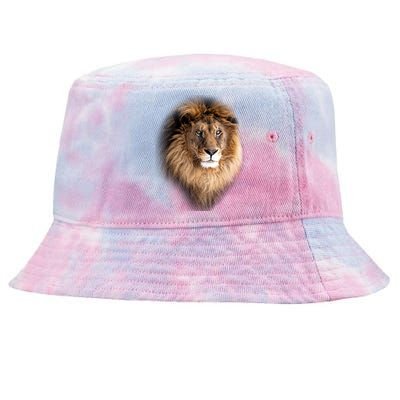 Lion Head Graphic Tie-Dyed Bucket Hat