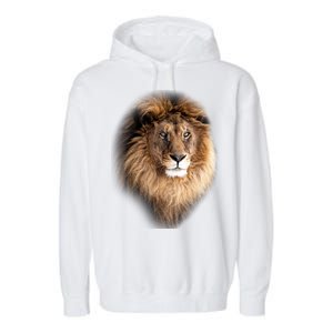 Lion Head Graphic Garment-Dyed Fleece Hoodie