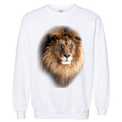 Lion Head Graphic Garment-Dyed Sweatshirt