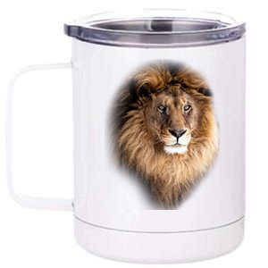 Lion Head Graphic 12 oz Stainless Steel Tumbler Cup