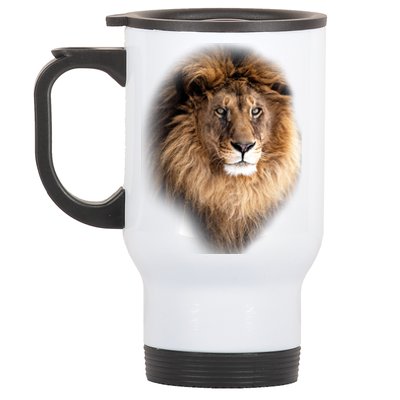 Lion Head Graphic Stainless Steel Travel Mug