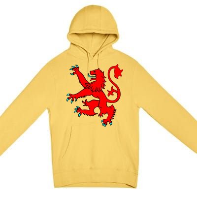 Lion Rampant of Scotland Premium Pullover Hoodie