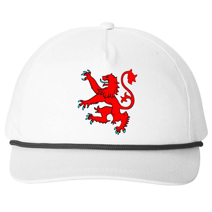 Lion Rampant of Scotland Snapback Five-Panel Rope Hat