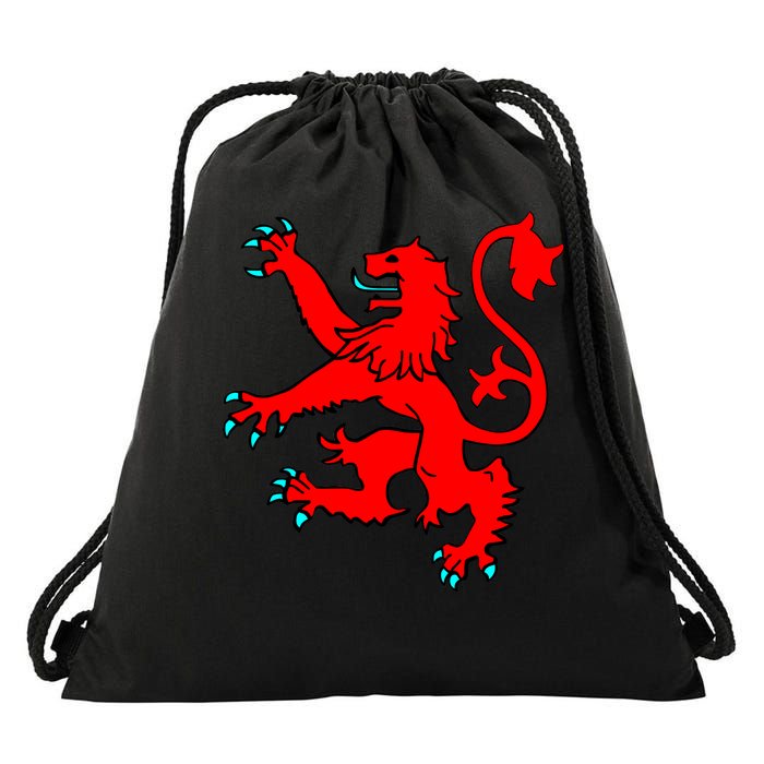 Lion Rampant of Scotland Drawstring Bag