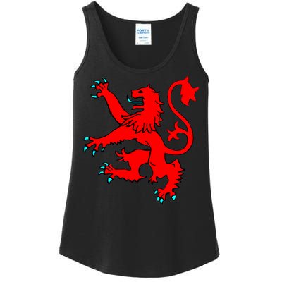 Lion Rampant of Scotland Ladies Essential Tank