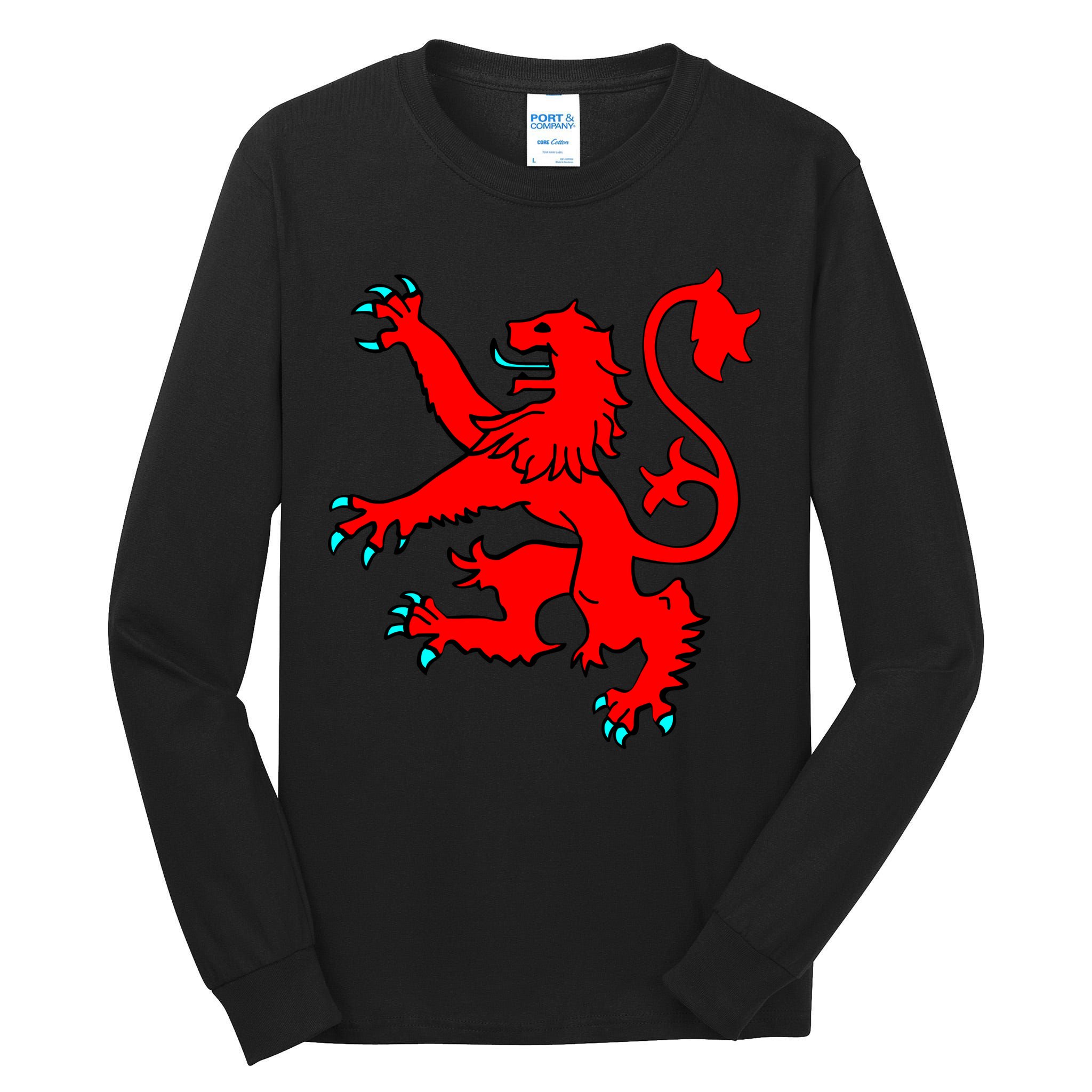 Lion Rampant of Scotland Tall Long Sleeve T-Shirt