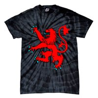 Lion Rampant of Scotland Tie-Dye T-Shirt
