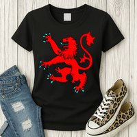 Lion Rampant of Scotland Womens T-Shirt
