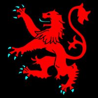 Lion Rampant of Scotland Womens T-Shirt