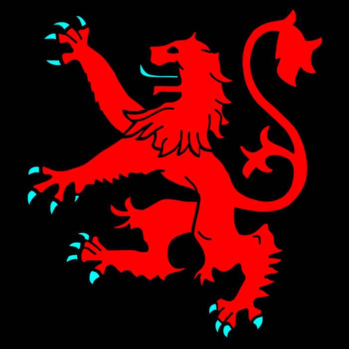 Lion Rampant of Scotland Womens T-Shirt