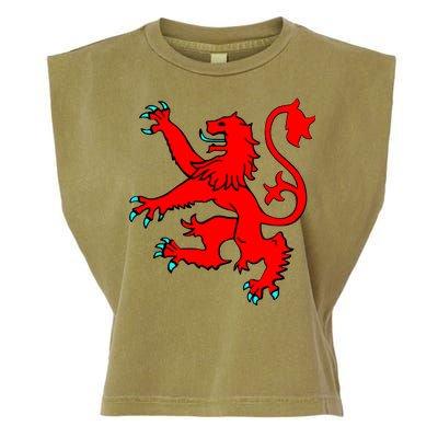 Lion Rampant of Scotland Garment-Dyed Women's Muscle Tee