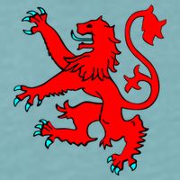 Lion Rampant of Scotland Sueded Cloud Jersey T-Shirt