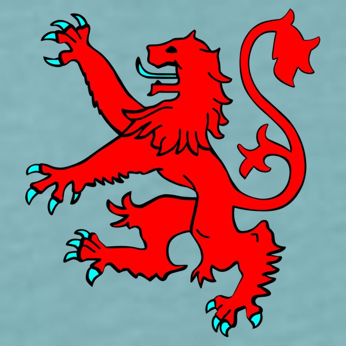 Lion Rampant of Scotland Sueded Cloud Jersey T-Shirt
