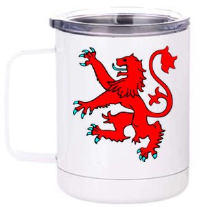 Lion Rampant of Scotland 12 oz Stainless Steel Tumbler Cup