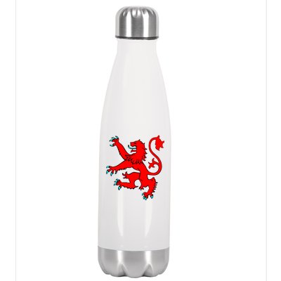 Lion Rampant of Scotland Stainless Steel Insulated Water Bottle