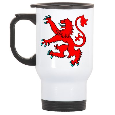 Lion Rampant of Scotland Stainless Steel Travel Mug