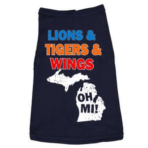 Lions Tigers Wings Oh MI Doggie Tank