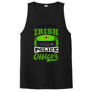 Lucky Irish Police Officer Design St Patricks Police Gift PosiCharge Competitor Tank