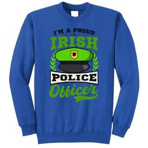 Lucky Irish Police Officer Design St Patricks Police Gift Sweatshirt