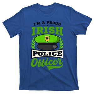 Lucky Irish Police Officer Design St Patricks Police Gift T-Shirt