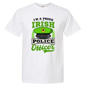 Lucky Irish Police Officer Design St Patricks Police Gift Garment-Dyed Heavyweight T-Shirt