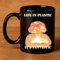 Life In Plastic Oppenheimer 11oz C Handle Ceramic Mug