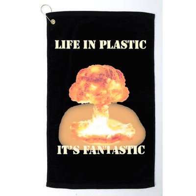 Life In Plastic Oppenheimer Golf Towel