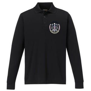 Life Isn't Perfect But Your Hair Can Be Hair Stylist Barber Gift Performance Long Sleeve Polo